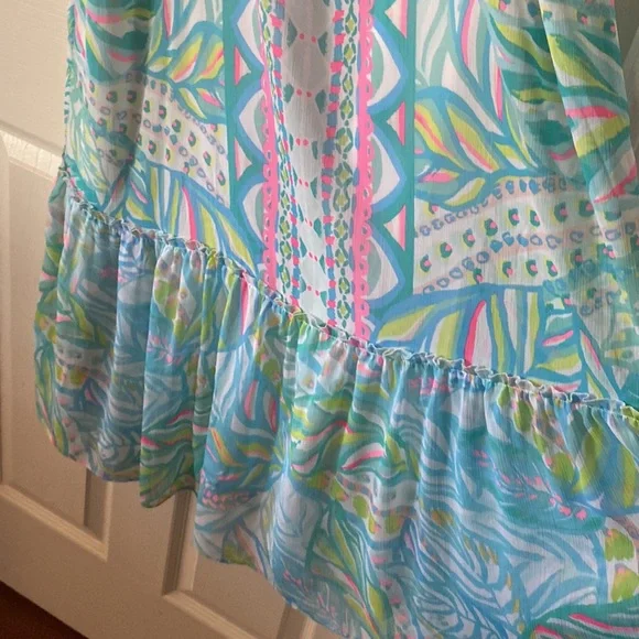 Lilly Pulitzer maxi summer dress size Large - Picture 6 of 7